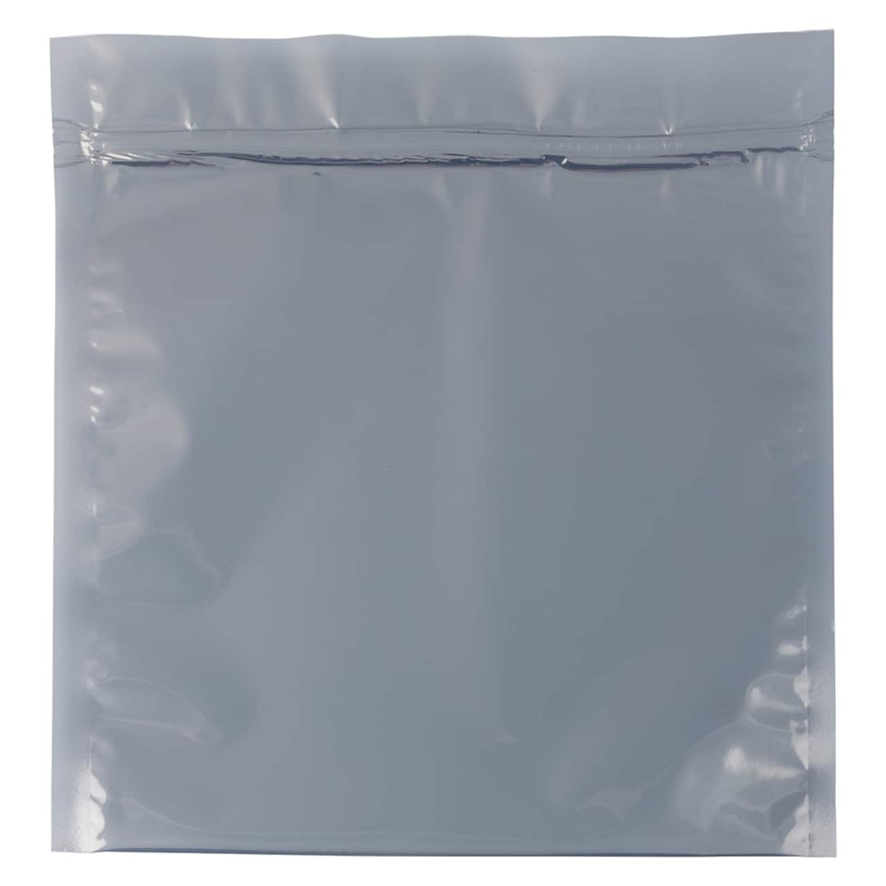 JAM Paper 8.5" x 8.5" Clear Square Foil Invitation Envelopes with Zip Closure, 25ct.